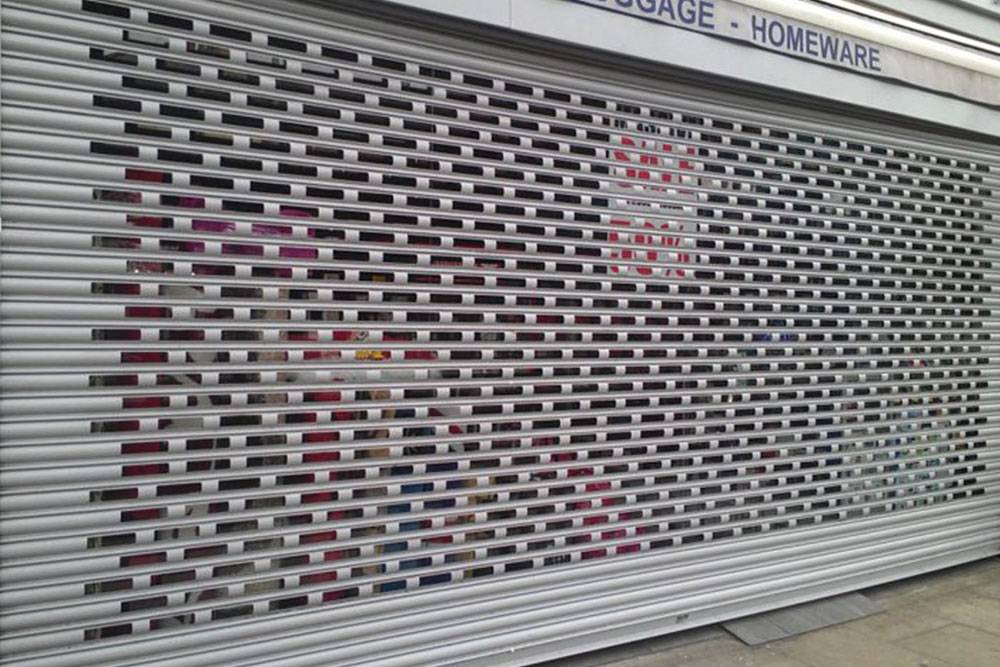 Solid Roller Shutters Supreme Shopfront Shutters