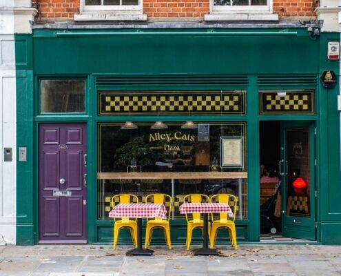 Alley Cats Chelsea Kings Road timber shopfront